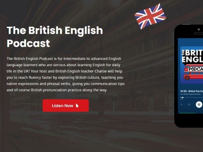 Werbung für: The British English Podcast