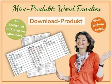 Produktcover: Mini-Produkt Word Families