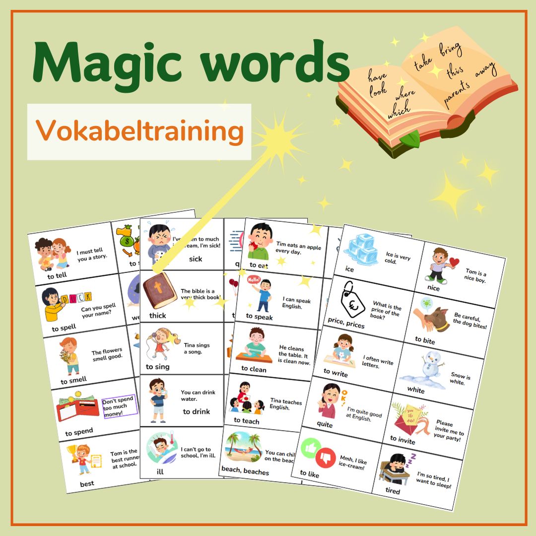 Magic Words Vokabelkarten (2) Magic Words Vokabeltraining